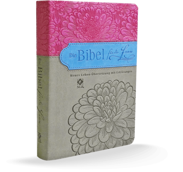 Die Bibel für die Frau (fuchsia/grau)