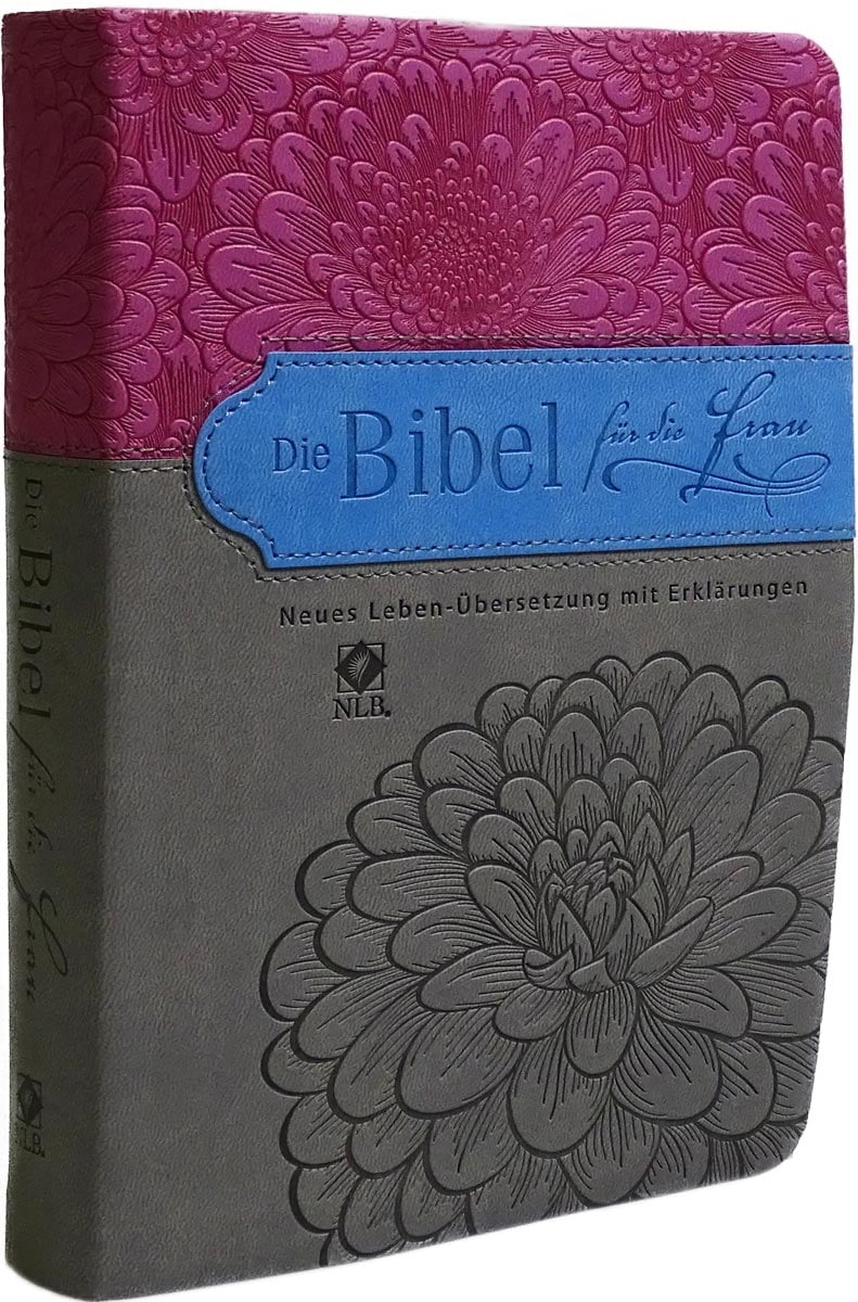 Die Bibel für die Frau (fuchsia/grau)