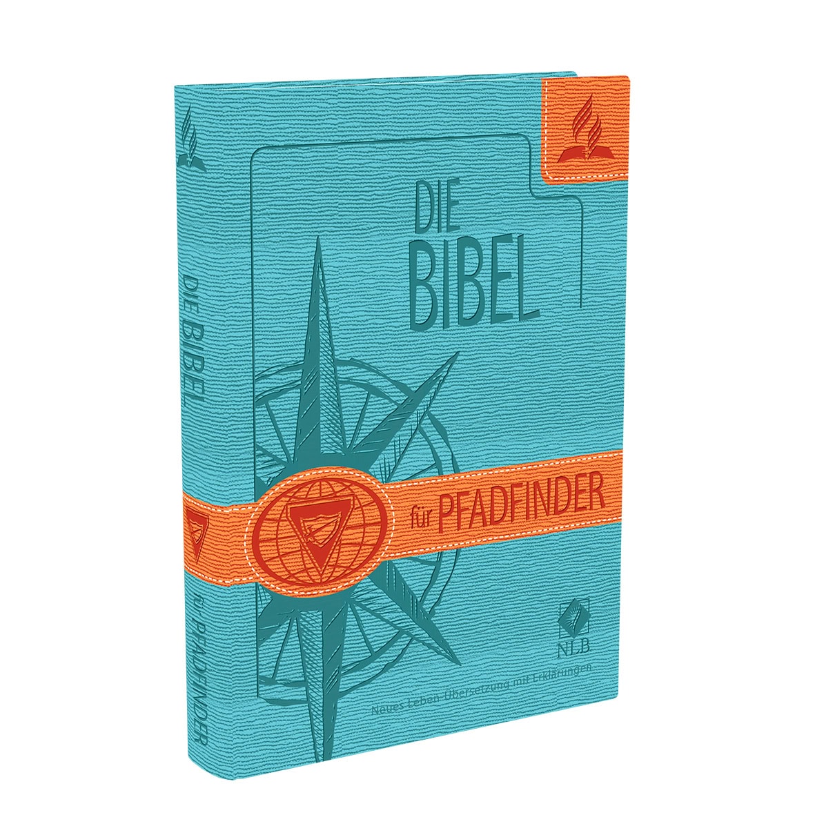 Pfadfinderbibel (türkis-orange)