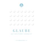 Glaube auf den Punkt gebracht