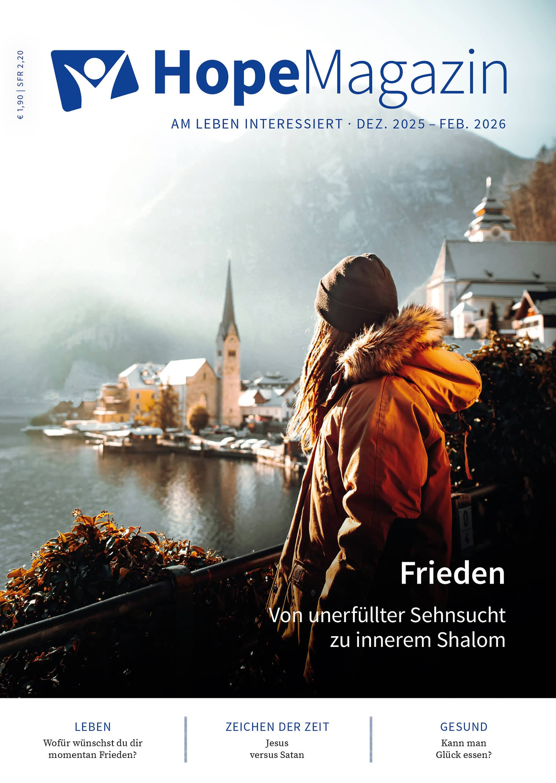 Ruhe und Frieden am malerischen See mit einer Kirche im Hintergrund, Winterlandschaft, ruhige Atmosphäre, spirituelle Reflexion, adventliche Stimmung, optimal für christliche und spirituelle Inhalte, Feiertage, Weihnachtszeit.