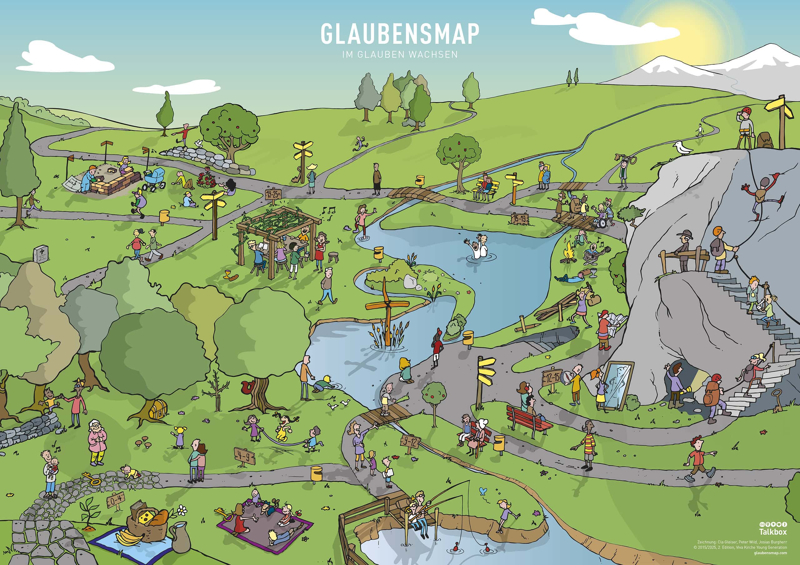 Glaubensmap, Tischset-Block A3