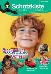 Hochwertiger Kinderbuch-Artikel mit biblischen Geschichten, die Gott und Freundschaft thematisieren, inklusive Illustrationen, Autos und Schatzsuche für junge Leser, ideal für Familien und Kinder.